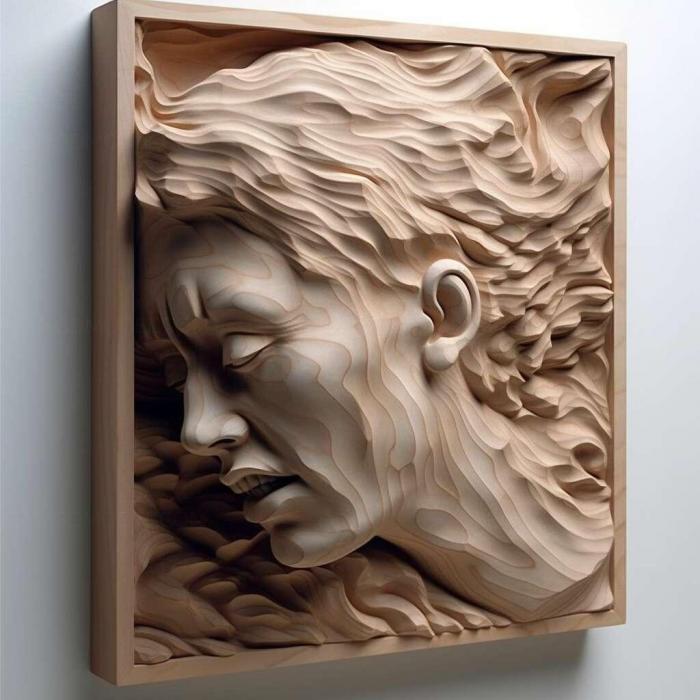 نموذج ثلاثي الأبعاد لآلة CNC 3D Art 